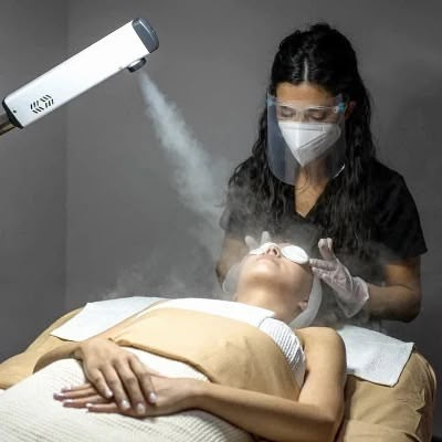 professional facial spa treatment room