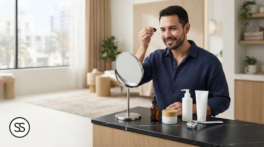 Skincare treatments for men in their 30s, from vitamin C to retinoids