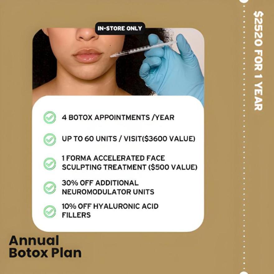 Botox Annual Plan – Skin Spa New York
