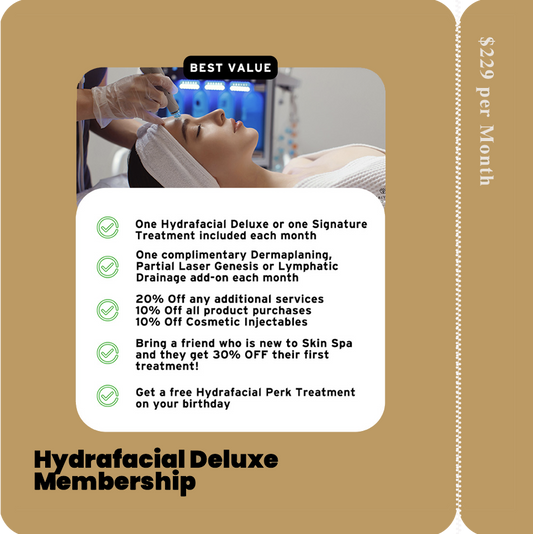 Hydrafacial membership at SKINSPANEWYORK