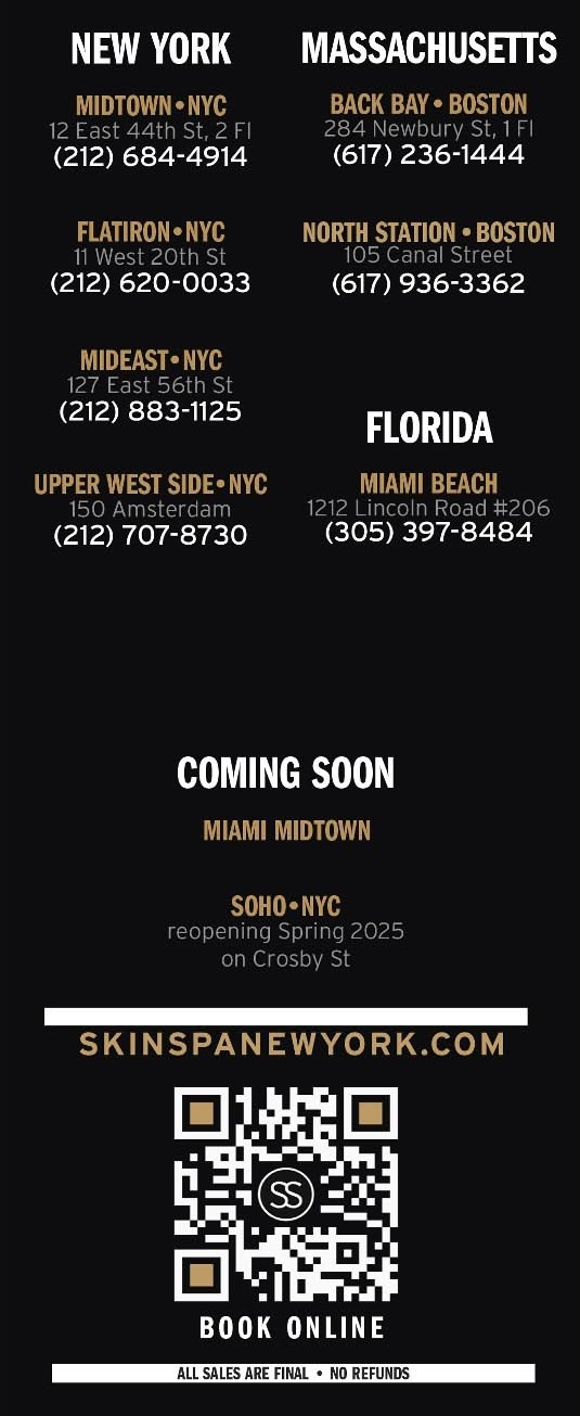 Meny Skin Spa New York Page 8