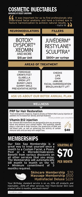 Menu Skin Spa New York Page 6